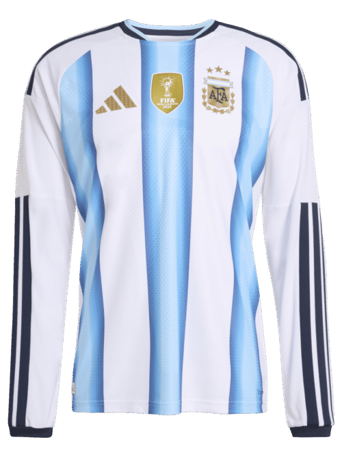 Adidas Argentina 2026 Authentic Long Sleeve Home Jersey